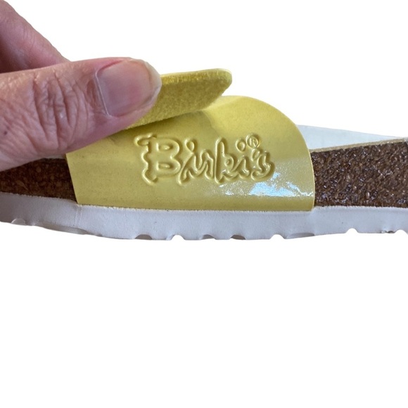 BIRKENSTOCK Shoes CATALINA BIRKO-FLOR LEMON PATENT Leather Buckle at uppers - Picture 8 of 9